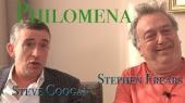 Стив Куган и Стивън Фриърс за Филомена по време на фестивала в Торонто