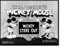 По стъпките на Мики, Mickey Steps Out