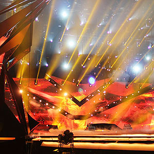 Сцената на Евровизия като сюжет на фантастичен филм