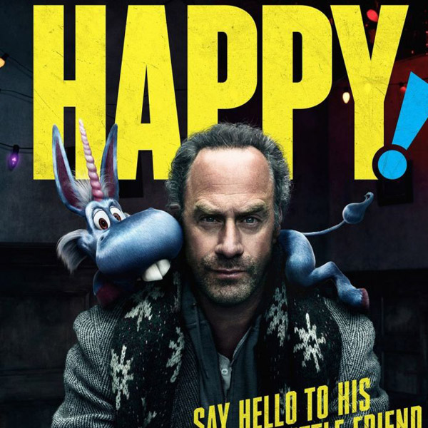 Плакат от гротескния сериал „Happy!“